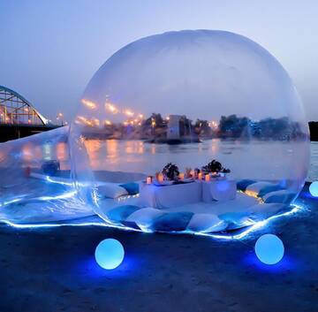 Фото Люкс-шатры Bubble tent for couple to spend romantic time г. Инкоо 1